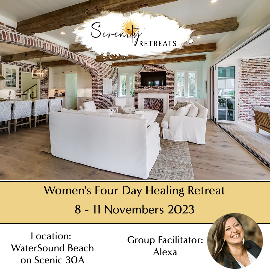Women's Retreat - Watersound FL starting 8 Nov 2023 - Serenity Retreats